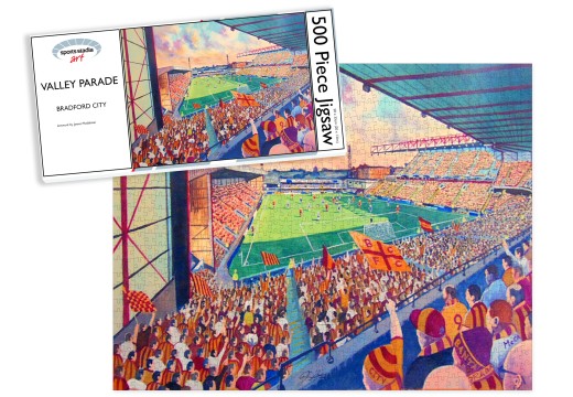 Valley Parade Stadium Fine Art Jigsaw Puzzle - Bradford City FC